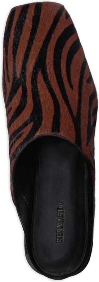 Bernardo Porto muiltjes met zebraprint Bruin - Foto 4