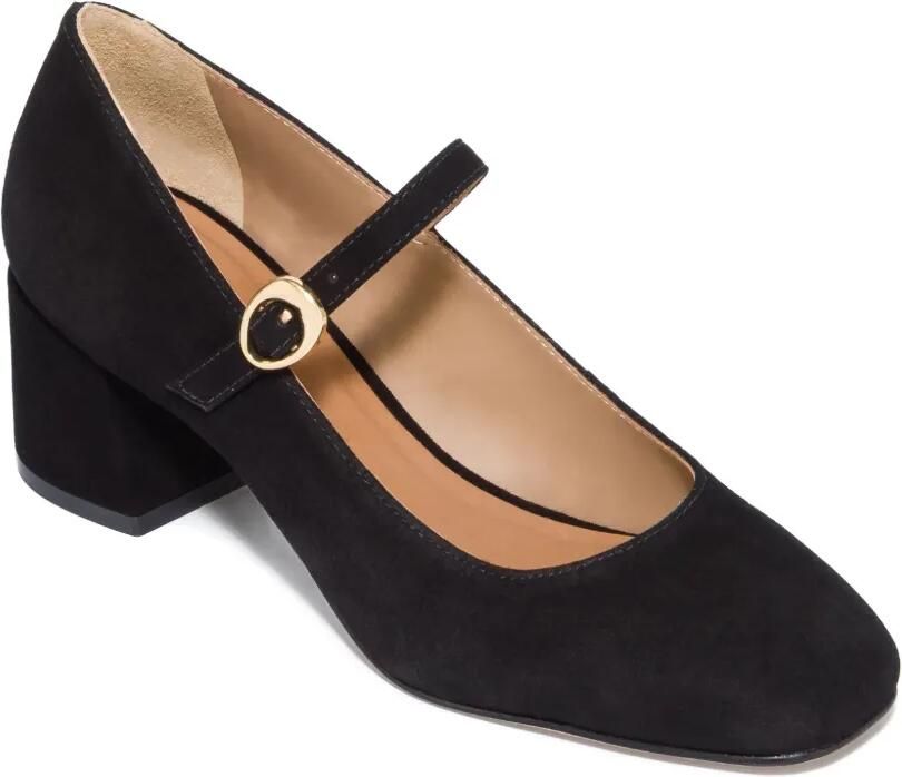 Bernardo Pumps met blokhak en gespbandje Zwart - Foto 2