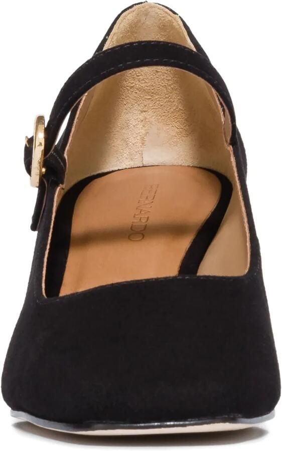 Bernardo Pumps met blokhak en gespbandje Zwart - Foto 3