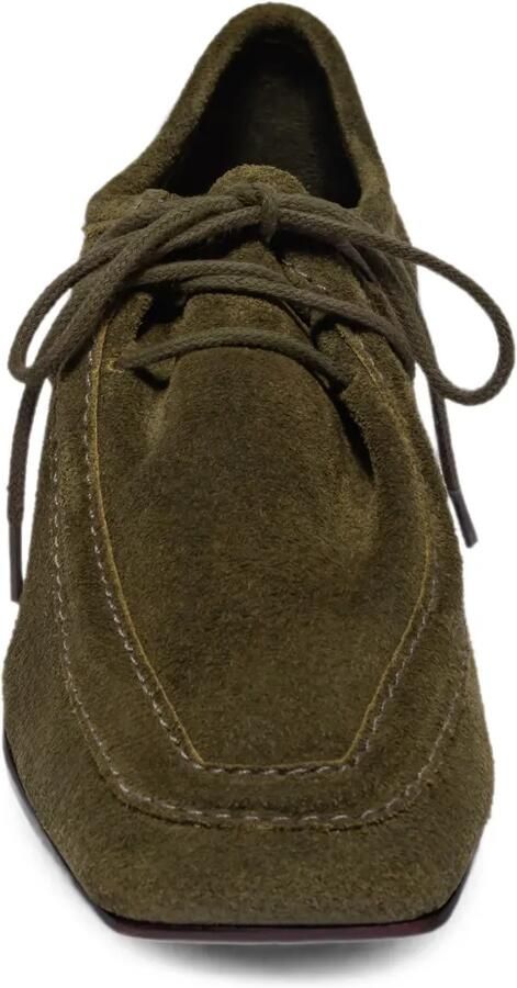 Bernardo Tate derby schoenen met vierkante neus Groen - Foto 2