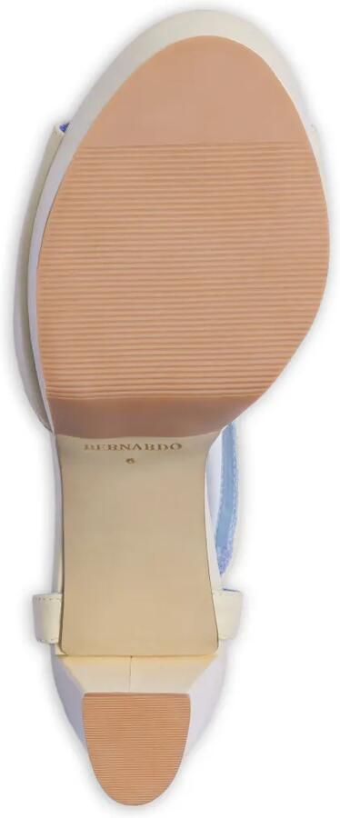 Bernardo Valeria sandalen met plateauzool Beige - Foto 4