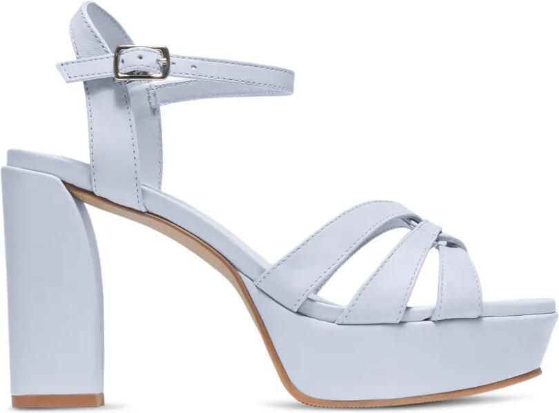 Bernardo Vittoria geweven sandalen met plateauzool Blauw