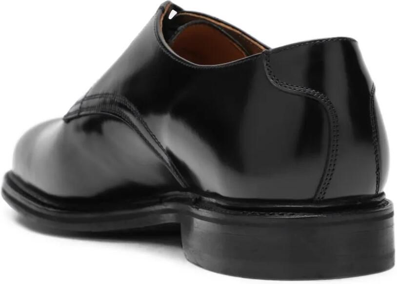 Berwick Shoes Gepolijste leren derby schoenen Zwart - Foto 3
