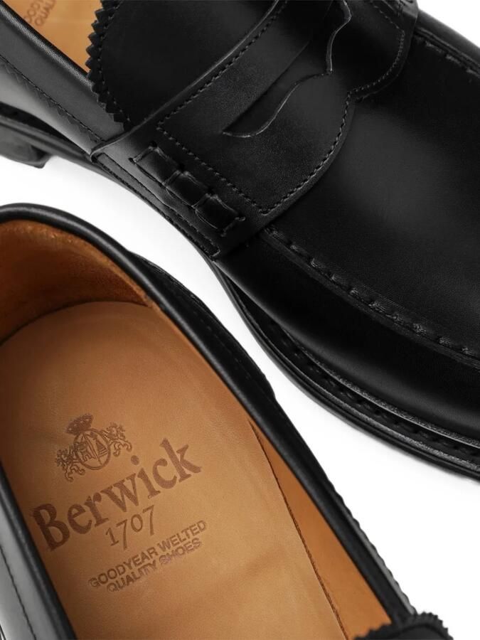 Berwick Shoes Leren loafers Zwart - Foto 2