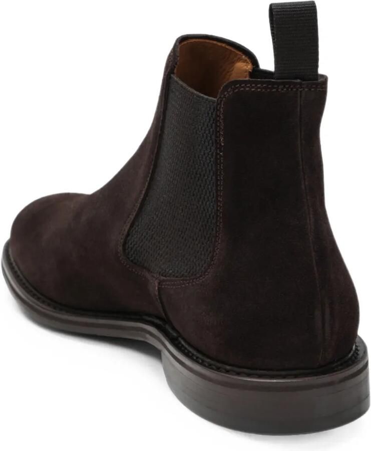 Berwick Shoes Suède Chelsea laarzen Bruin