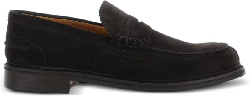 Berwick Shoes Suède loafers Bruin