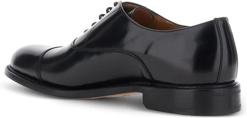 Berwick Shoes Veterschoenen met bewerkte neus Zwart - Foto 3