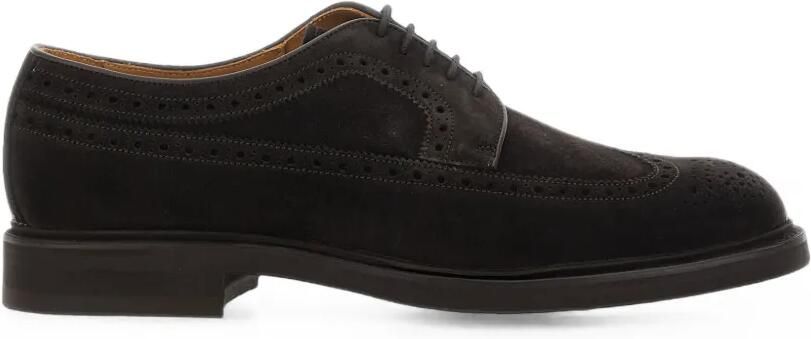 Berwick Shoes Veterschoenen met brogue detail Bruin