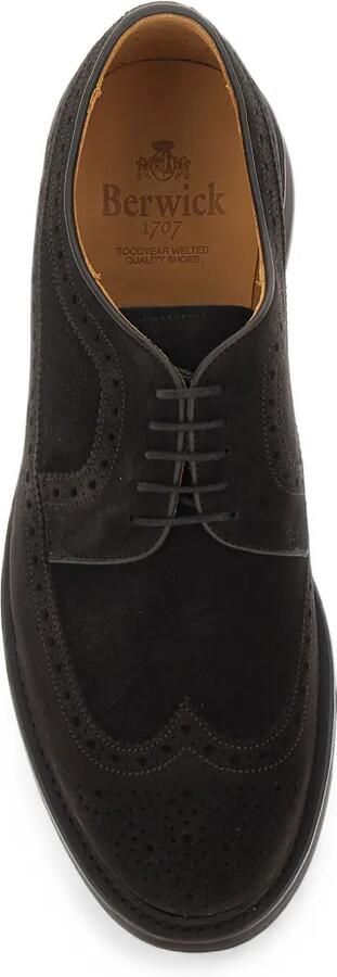 Berwick Shoes Veterschoenen met brogue detail Bruin - Foto 4