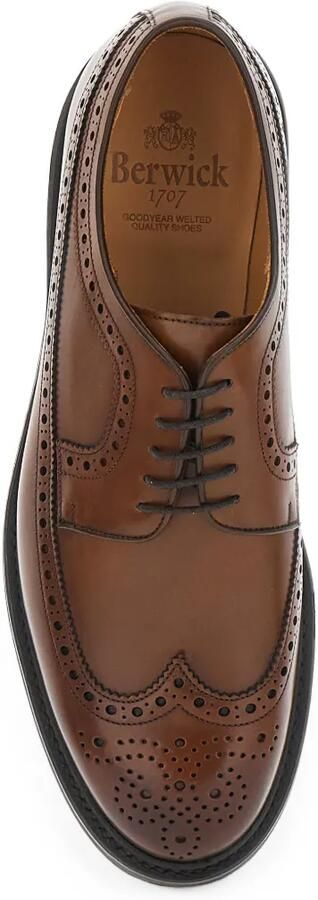 Berwick Shoes Veterschoenen met brogue detail Bruin - Foto 4