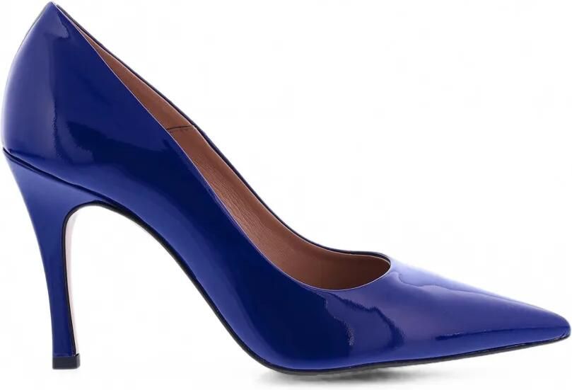 Biancadi Lakleren pumps Paars