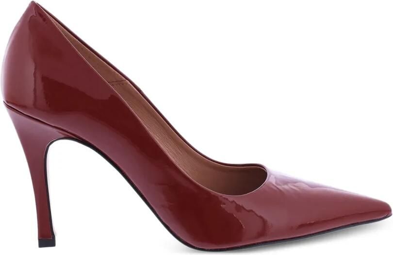 Biancadi Lakleren pumps Rood - Foto 5