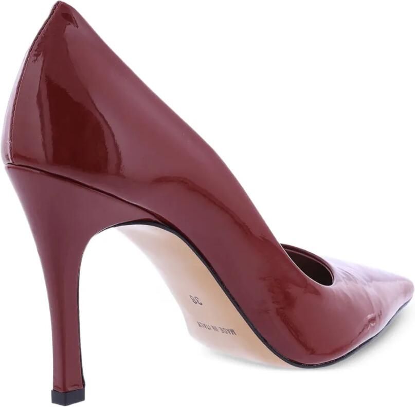 Biancadi Lakleren pumps Rood - Foto 3