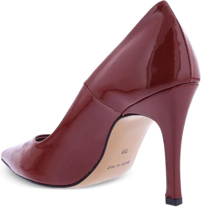 Biancadi Lakleren pumps Rood - Foto 2