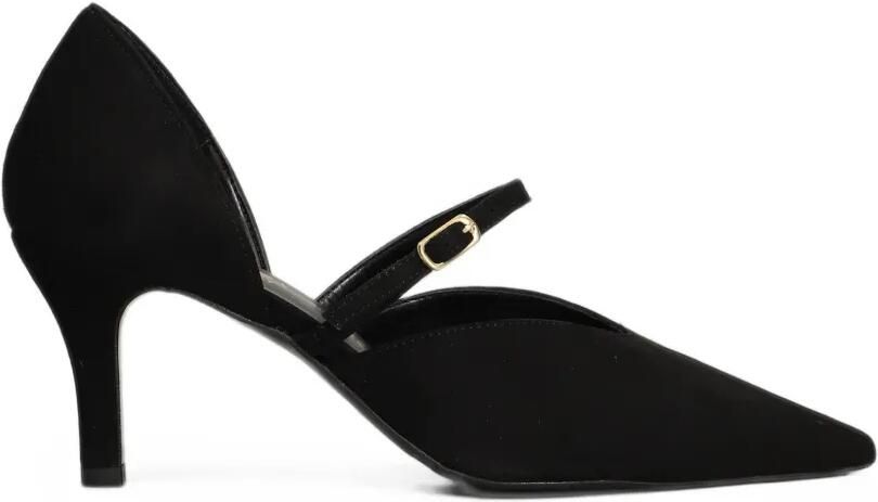 Biancadi pointed-toe d'Orsay pumps Zwart