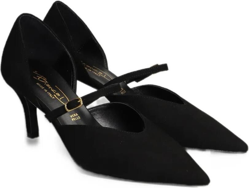 Biancadi pointed-toe d'Orsay pumps Zwart - Foto 4