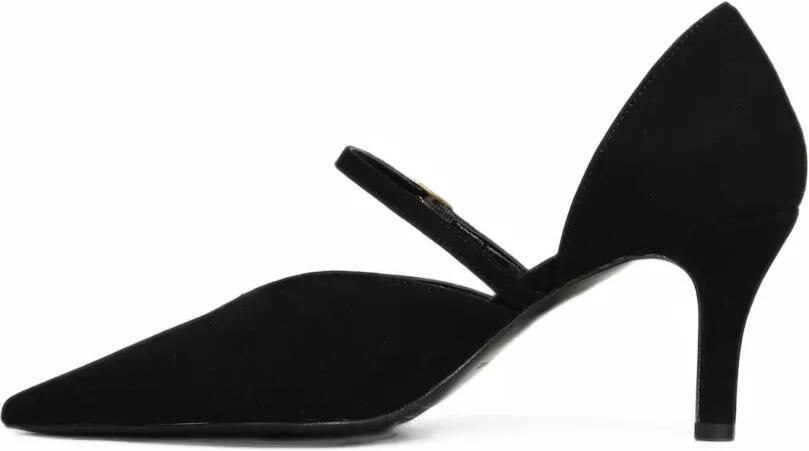 Biancadi pointed-toe d'Orsay pumps Zwart - Foto 5