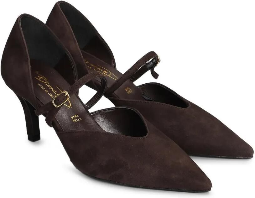 Biancadi Pumps met puntige neus Bruin - Foto 4