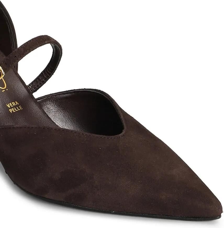 Biancadi Pumps met puntige neus Bruin - Foto 2