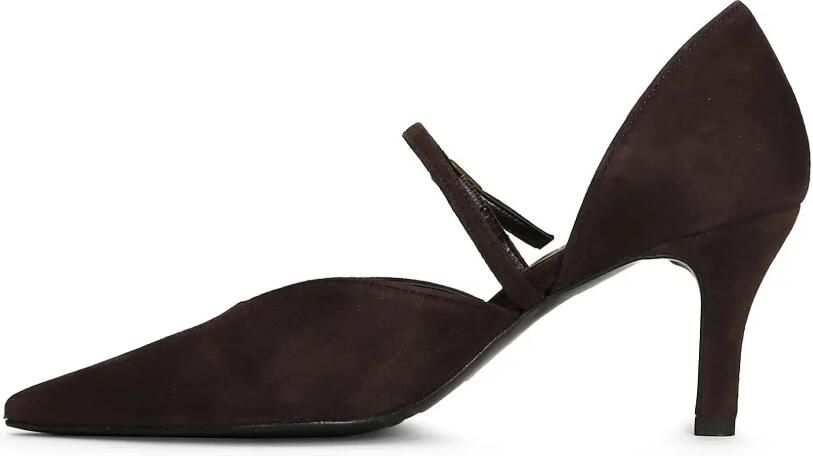 Biancadi Pumps met puntige neus Bruin - Foto 5