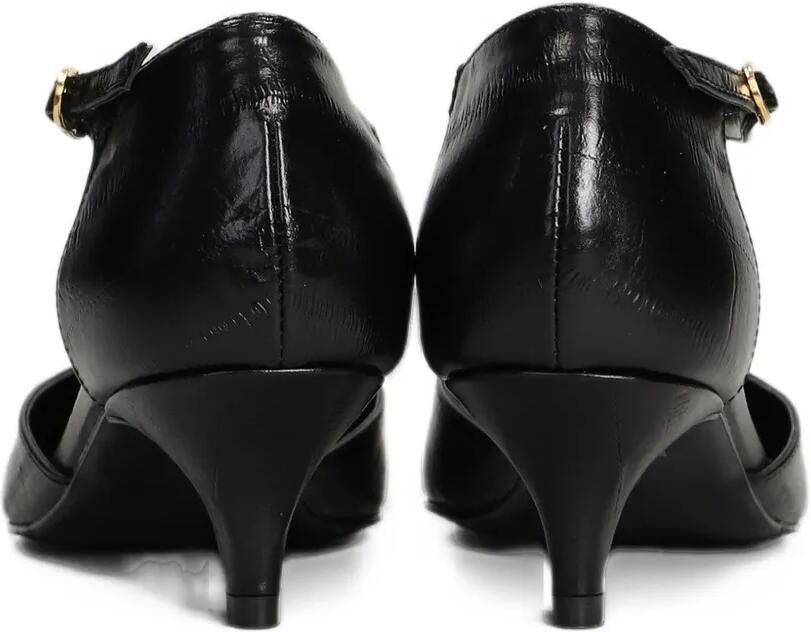 Biancadi T-bar pointed-toe pumps Zwart - Foto 3