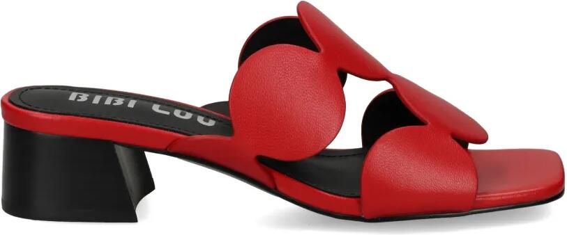 Bibi Lou 40 mm Onami muiltjes Rood