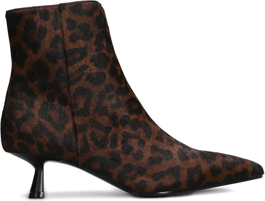 Bibi Lou 45 mm laarzen met dierenprint Bruin