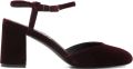 Bibi Lou 80 mm sandalen met enkelbandje en hak Rood - Rood