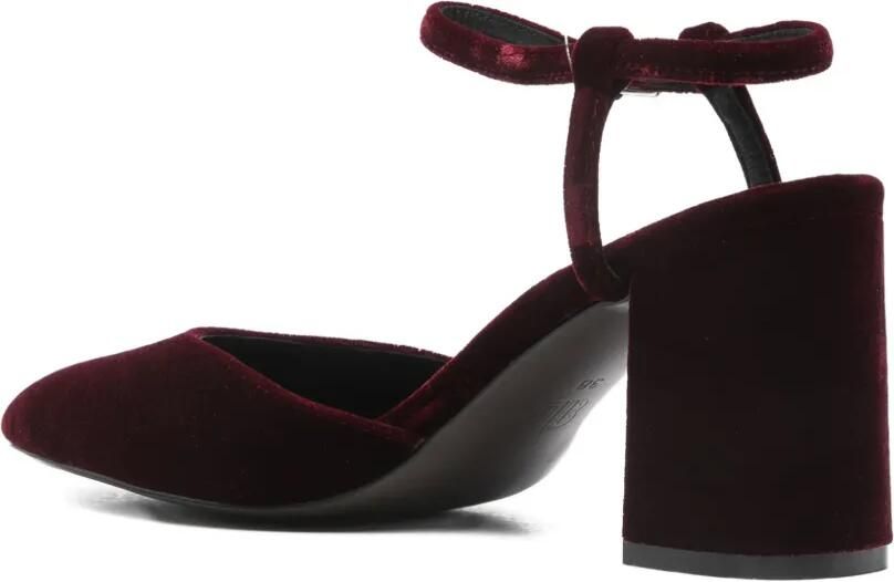 Bibi Lou 80 mm sandalen met enkelbandje en hak Rood - Foto 2