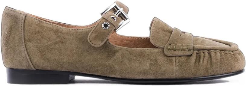 Bibi Lou Amaris suède ballerina's Beige