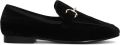 Bibi Lou Ashe fluwelen loafers met horsebitdetail Zwart - Zwart