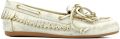 Bibi Lou Aurelie loafers met franje en studs Wit - Wit