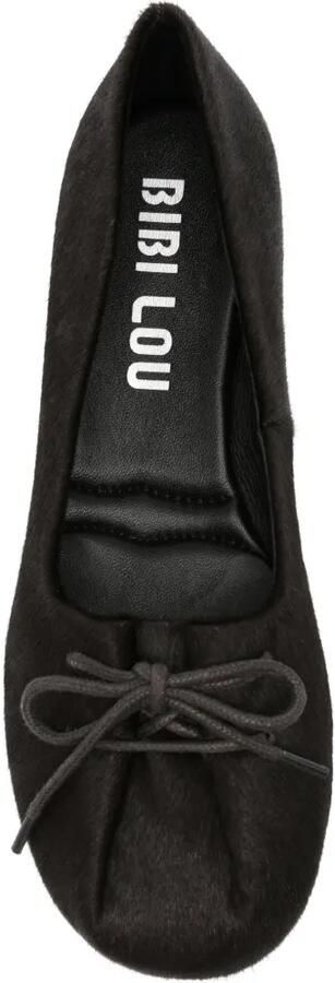 Bibi Lou bow-detail pony-hair ballet flats Bruin - Foto 3