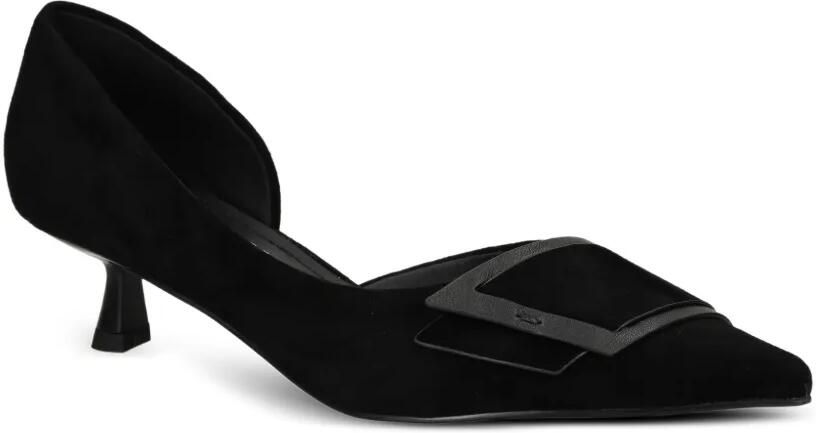 Bibi Lou Pumps met gespdetail en puntige neus Zwart - Foto 2