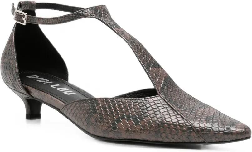 Bibi Lou Canna pumps met hak Bruin - Foto 3