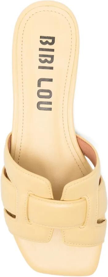 Bibi Lou Cremes geweven leren sandalen Beige - Foto 2