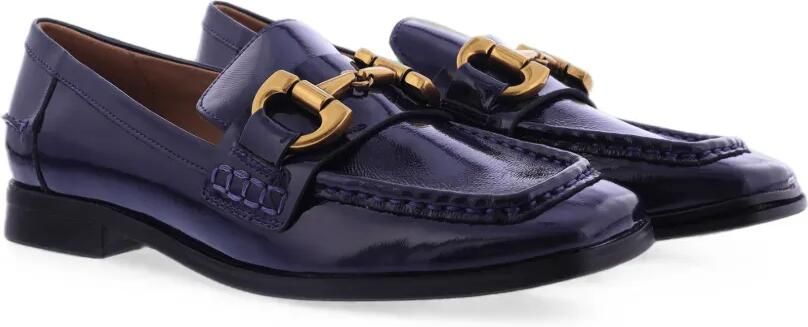 Bibi Lou Drew horsebit lakleren loafers Paars - Foto 4