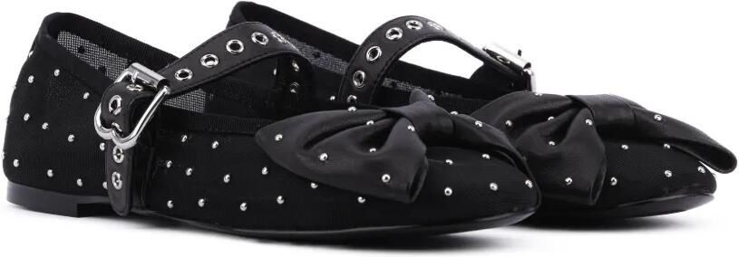 Bibi Lou Gaela ballerina's met studs en strik Zwart - Foto 5