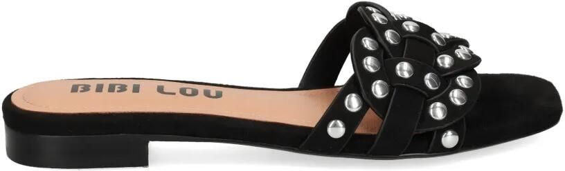 Bibi Lou Gevlochten sandalen met studs Zwart