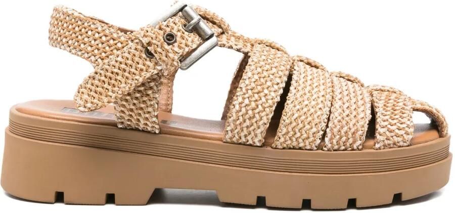 Bibi Lou Geweven sandalen Bruin