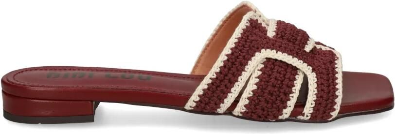 Bibi Lou Holly gehaakte sandalen Rood
