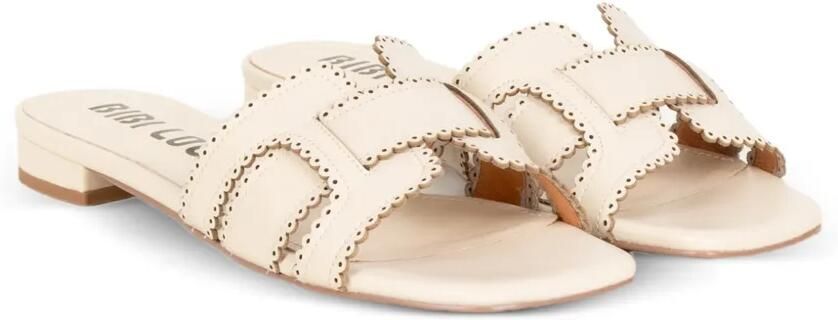 Bibi Lou Holly gewelfde sandalen met uitgesneden details Beige - Foto 3