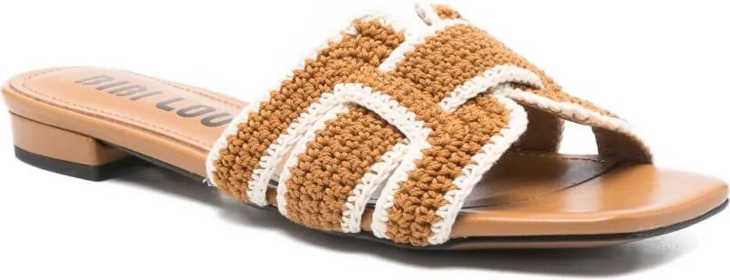 Bibi Lou Holly platte sandalen Bruin - Foto 4