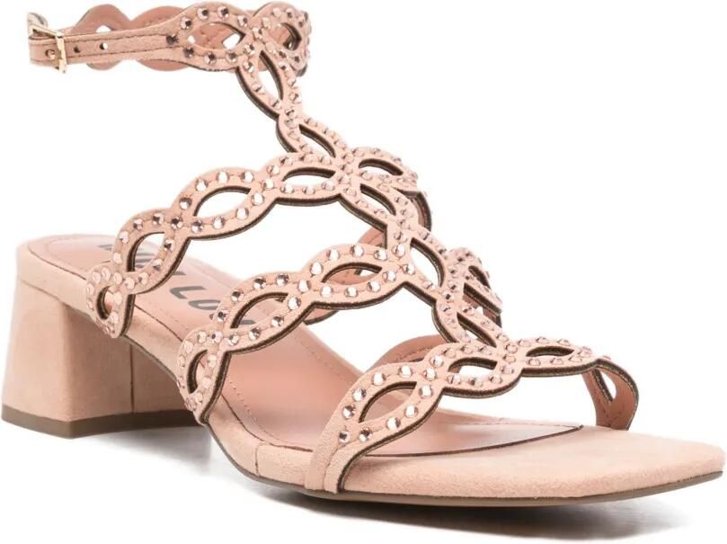 Bibi Lou Kai verfraaide sandalen Beige