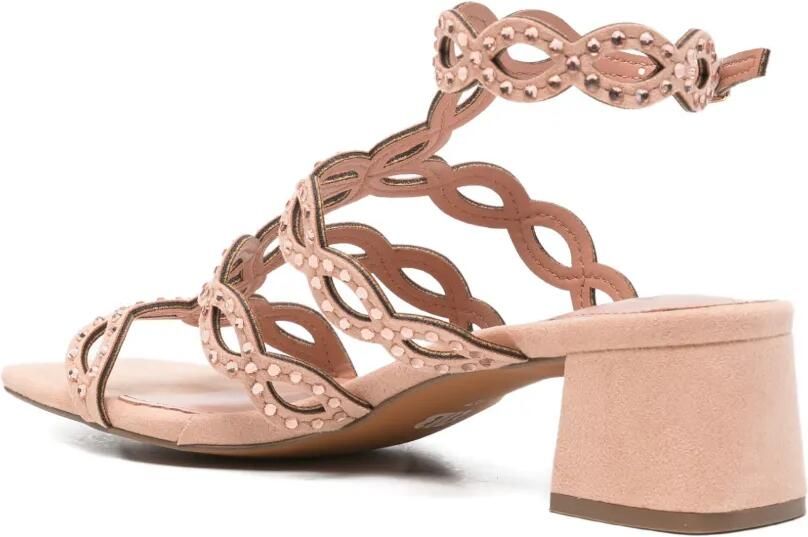 Bibi Lou Kai verfraaide sandalen Beige - Foto 2