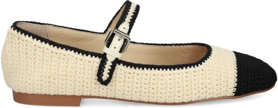Bibi Lou Leren ballerina's Beige