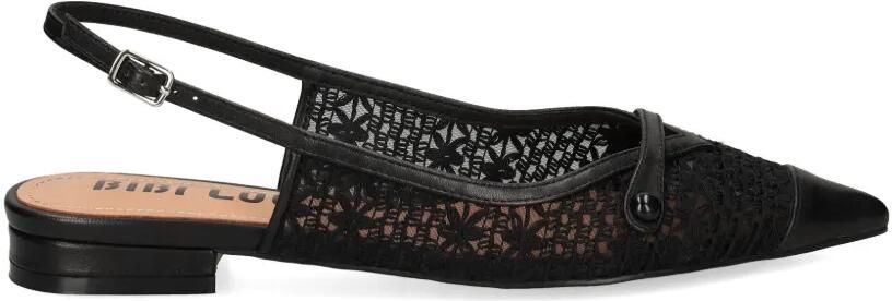 Bibi Lou Lidia slingback pumps met puntige neus Zwart
