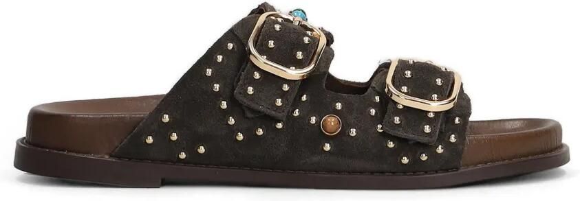 Bibi Lou Liner sandalen verfraaid met studs Bruin