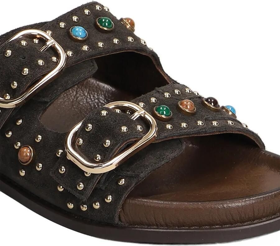 Bibi Lou Liner sandalen verfraaid met studs Bruin - Foto 2