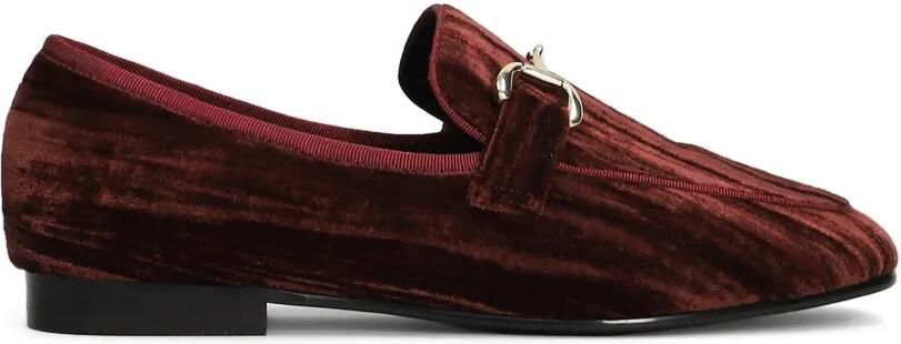 Bibi Lou Loafers met horsebitdetail Rood